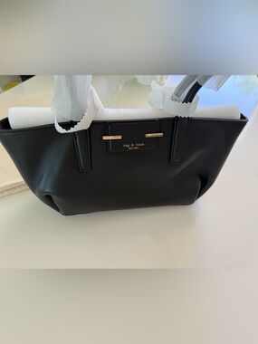 Rag & Bone Black ‘Realm’ Leather Satchel East West Bag Brand New $495